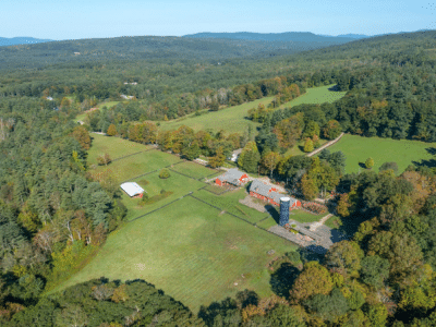 aerial view of blue hill farm photo credit nick laroche