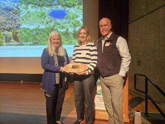 MLTC's Loring Schwarz, HCT's Kelly Grant, MLTC's Robb Johnson