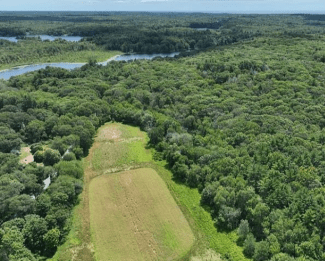 aerial view of Chebacco Woods