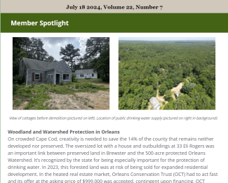 screenshot of featured property article of July 2024 enews