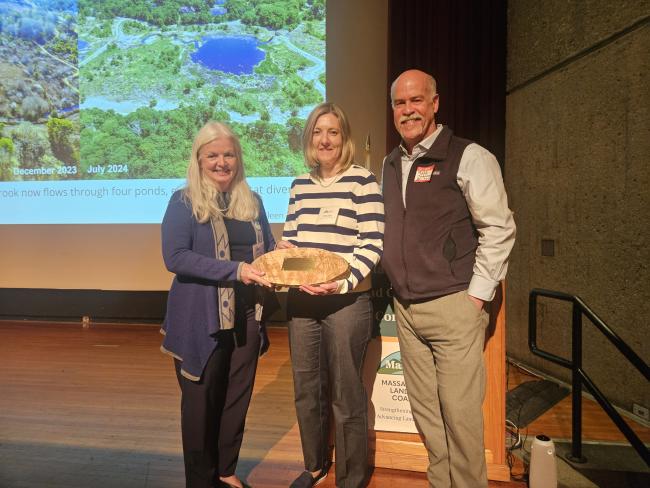 MLTC's Loring Schwarz, HCT's Kelly Grant, MLTC's Robb Johnson