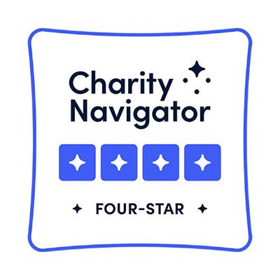 four star Charity Navigator badge